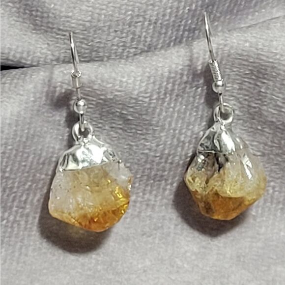 Brazilian Citrine Earrings - Picture 6 of 9